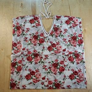 A'gaci M transparent rose veil top